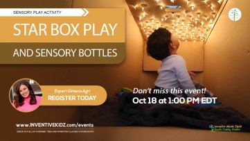 Sensory Activity - Star Box Play and Sensory Bottles